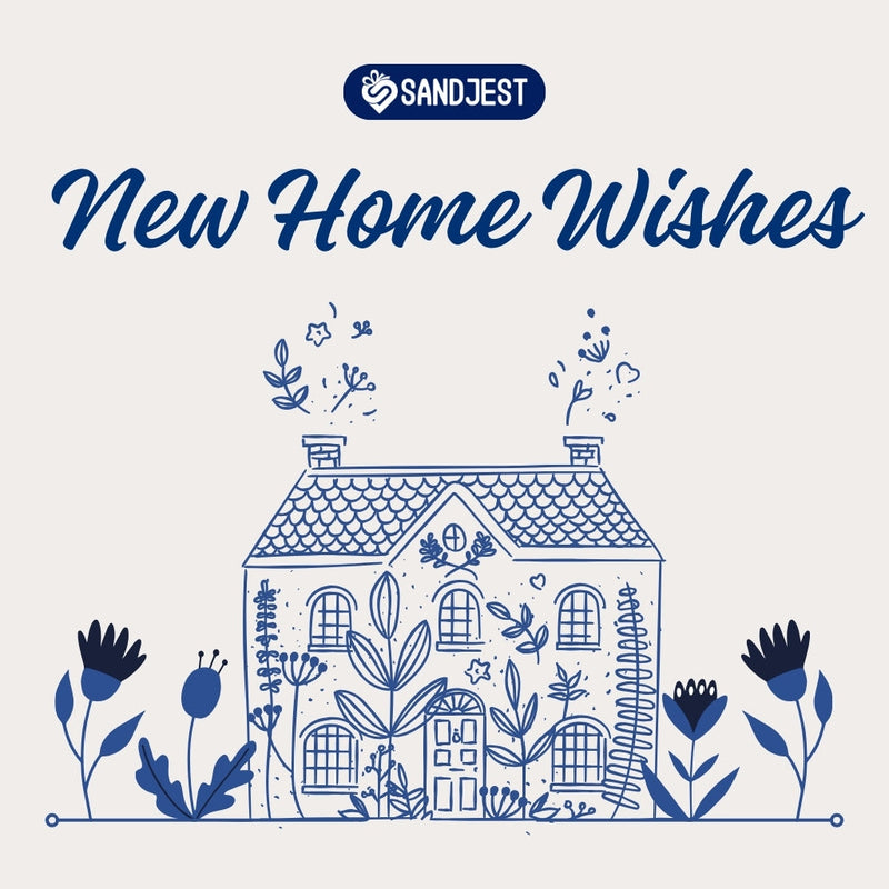 Brighten someone’s new space with heartfelt new home wishes, best wishes for new home cards.