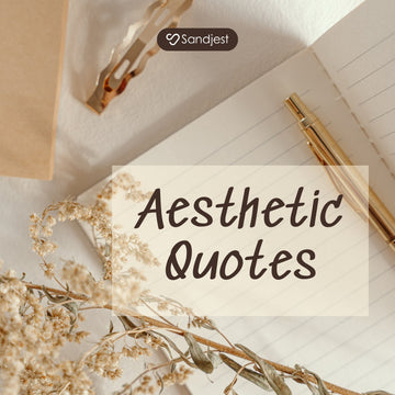 Brighten any mood or post with delicate, visually pleasing pretty aesthetic quotes.