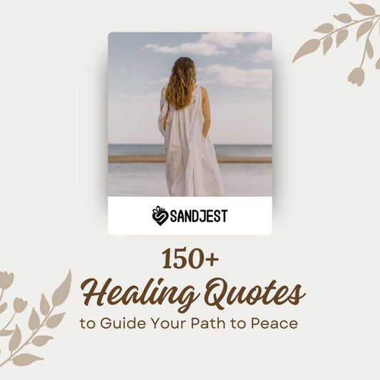 A tranquil image of a woman gazing out to sea, embodying the quest for peace through healing quotes.
