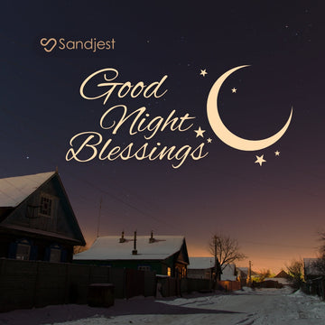 Send comforting blessings with these good night blessings images, perfect for a serene evening.