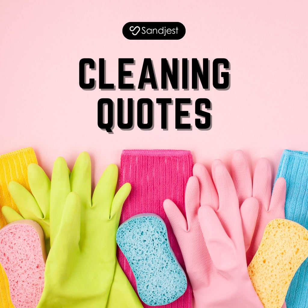 180+ Funny & Motivational Cleaning Quotes to Inspire • Sandjest Gifts