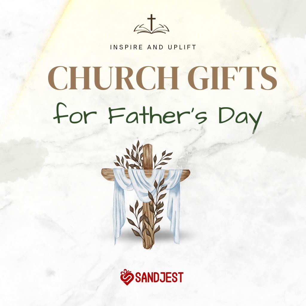A heartwarming image showcasing a diverse array of 20 church gifts for Father's Day, carefully selected to inspire and uplift.