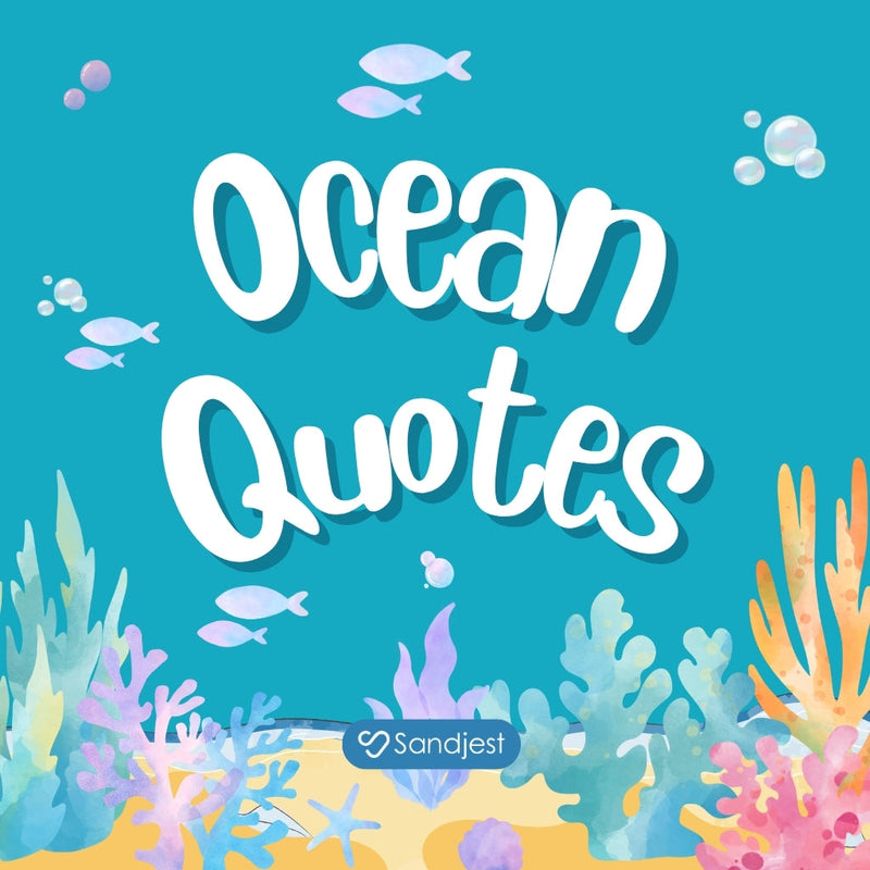 Let life by the ocean quotes remind you where peace and beauty always meet.