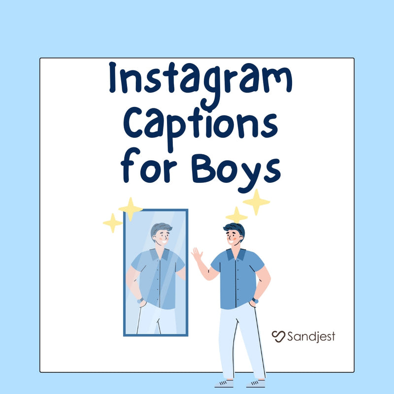 Subtle moments get louder with the best captions for instagram for boys that shine through.