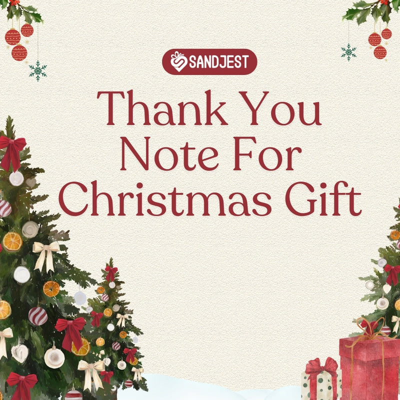 Express your gratitude this holiday season with these heartfelt thank you notes for Christmas gifts. 