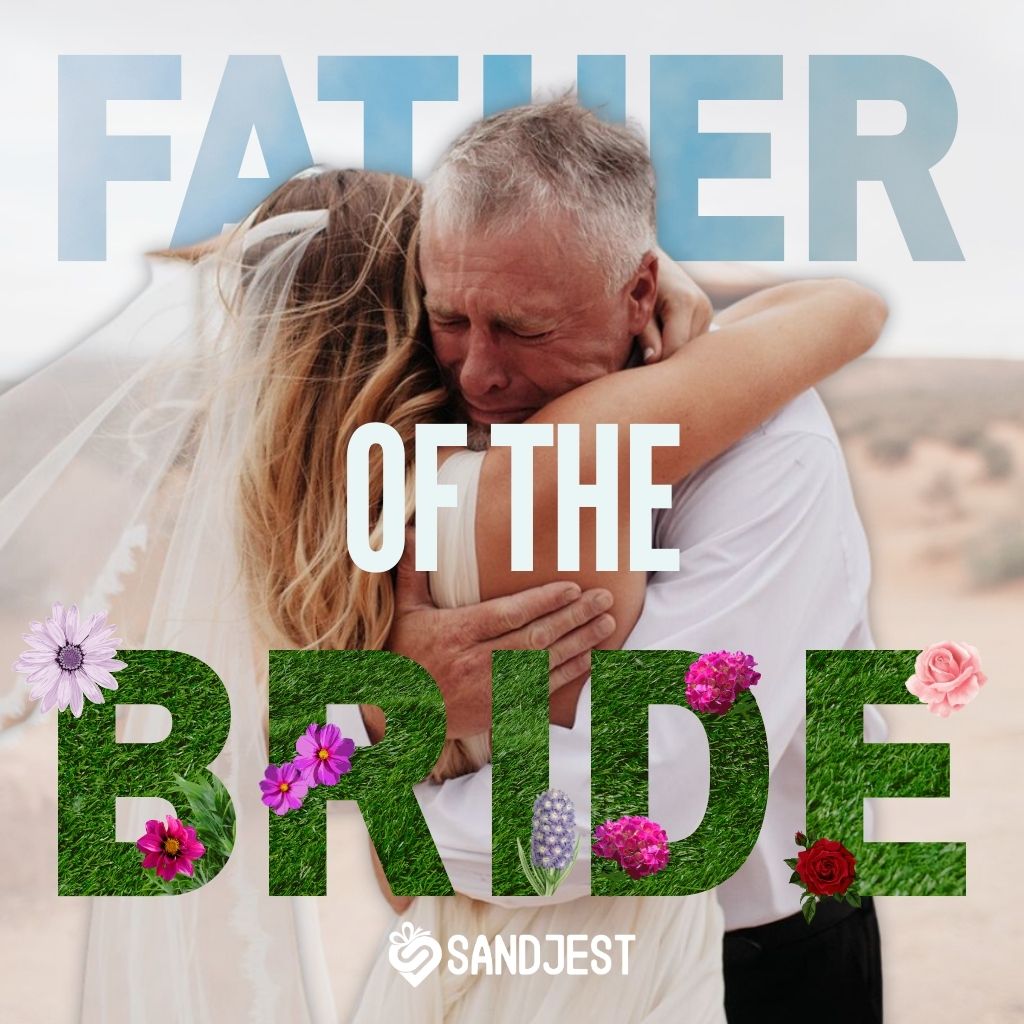 Capturing the essence of cherished moments, a personalized Father of The Bride Gift