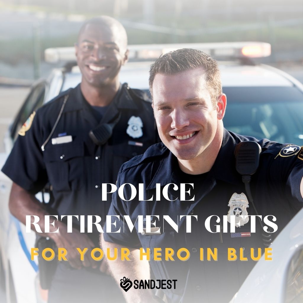 Collection of 35+ heartfelt police retirement gifts, showcasing a variety of meaningful and personalized items ideal for celebrating retiring officers.