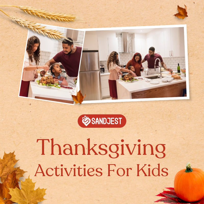 Discover exciting Thanksgiving activities for kids with a simple Thanksgiving inspired design. 
