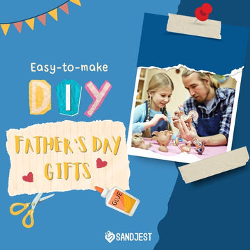 Collage of 41+ Easy-to-Make DIY Father's Day Gifts featuring creative and personalized projects perfect for celebrating dad.