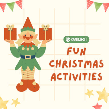Discover fun Christmas activities for the whole family with a simple and colored design.