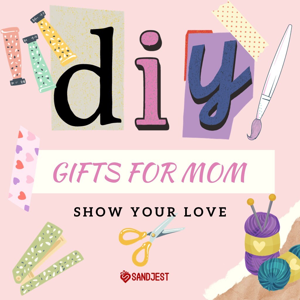 A loving family working together on a DIY project, creating a meaningful gift for Mom, embodying the spirit of DIY gifts for mom.