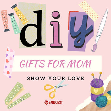 A loving family working together on a DIY project, creating a meaningful gift for Mom, embodying the spirit of DIY gifts for mom.