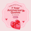 7 fashion years anniversary quotes for husband