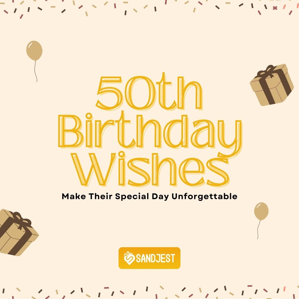 Discover a treasure trove of inspiring messages, playful jokes, and personalized wishes to create a unique 50th birthday greeting.