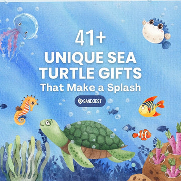 A turtle gift idea title with turtle illustrations, perfect for those seeking turtle gift inspiration.