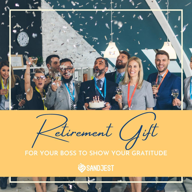 Retirement party celebration for your boss, featuring thoughtful retirement gifts and festive decorations, symbolizing gratitude and respect