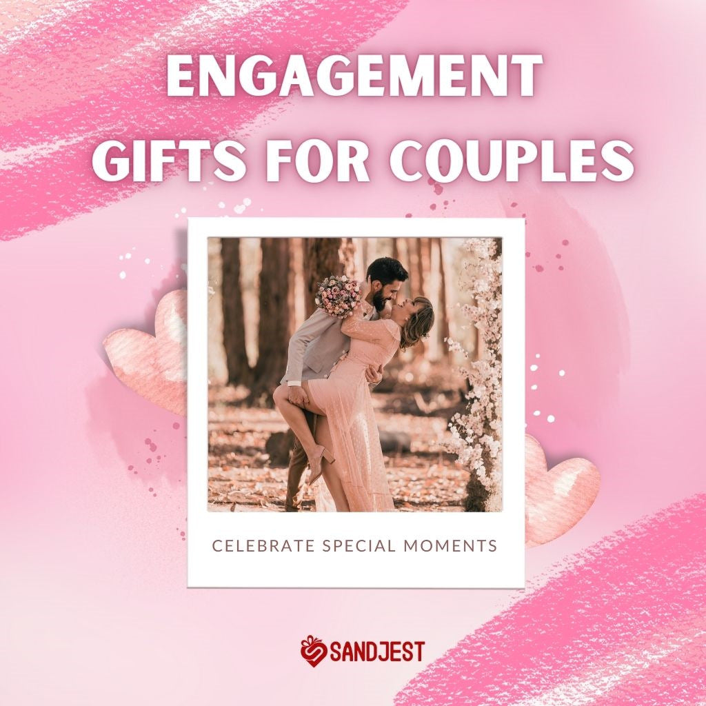 Thoughtfully curated engagement gifts for couples, celebrating their journey of love with unique and personalized treasures.