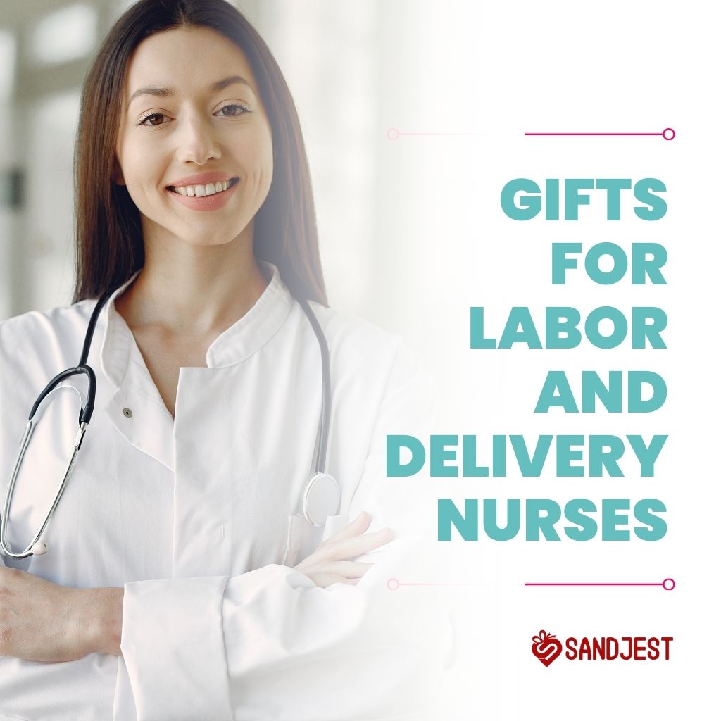 Image of assorted unique gifts, symbolizing appreciation and care, specifically curated for labor and delivery nurses 