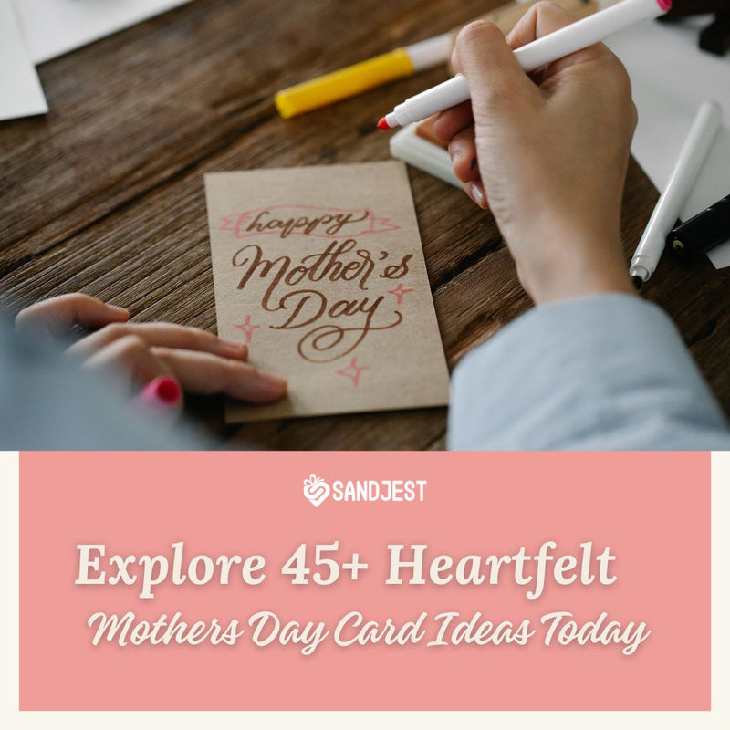 A collection of diverse and colorful handmade Mother's Day card ideas.