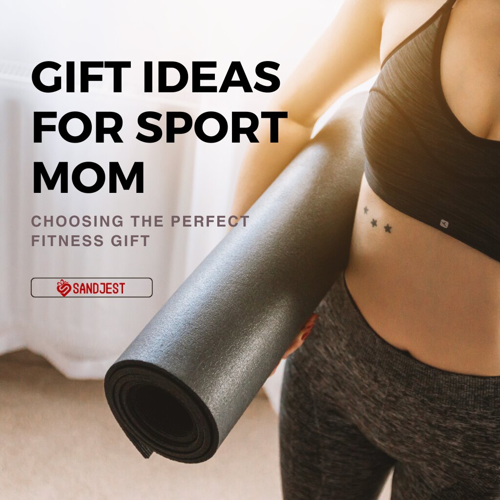 Collection of 25+ hand-selected gifts for sports moms, featuring fitness equipment, wellness books, and personalized health and wellness accessories.