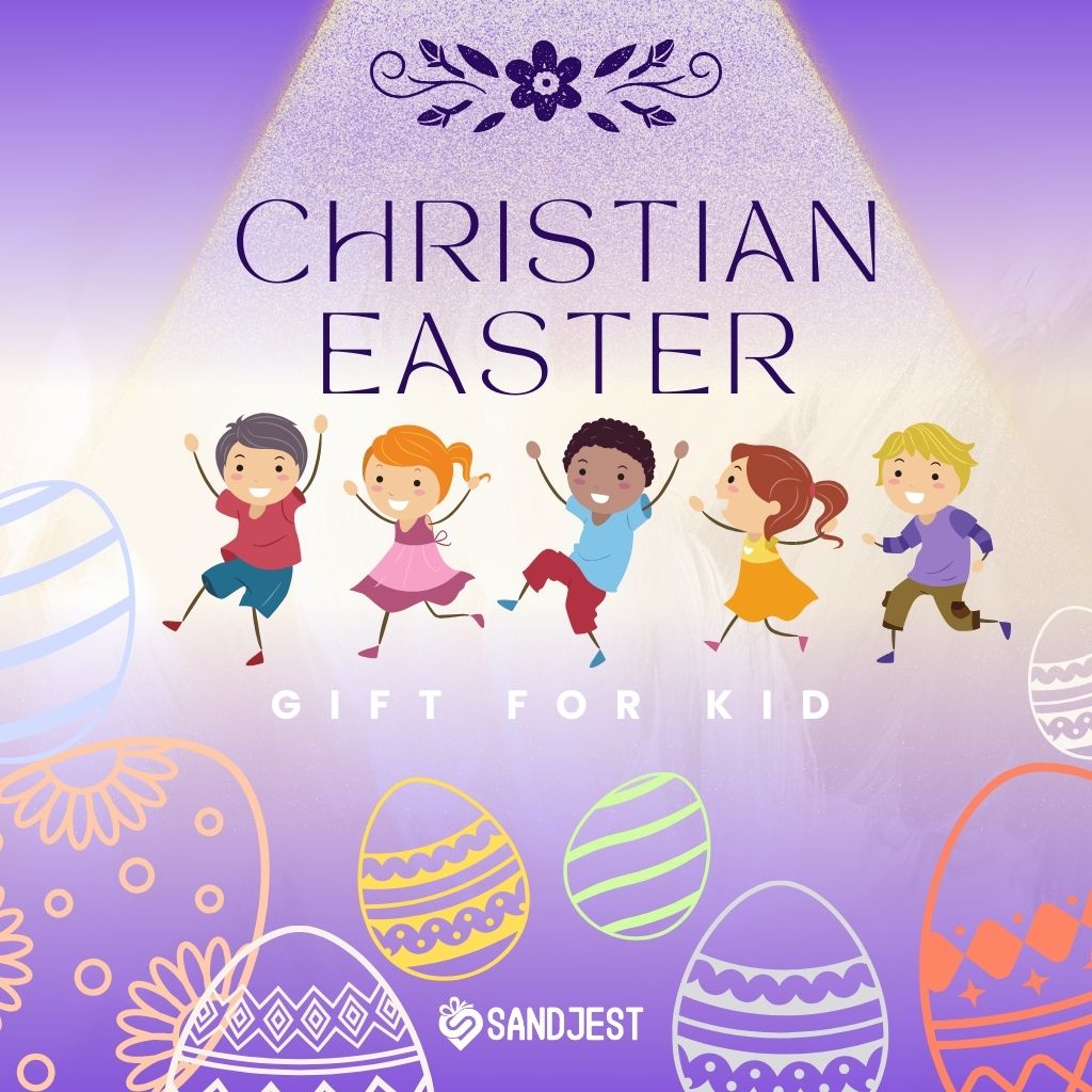 Collection of Inspiring Christian Easter Gifts for Kids, including personalized items and educational toys, to nurture their faith.