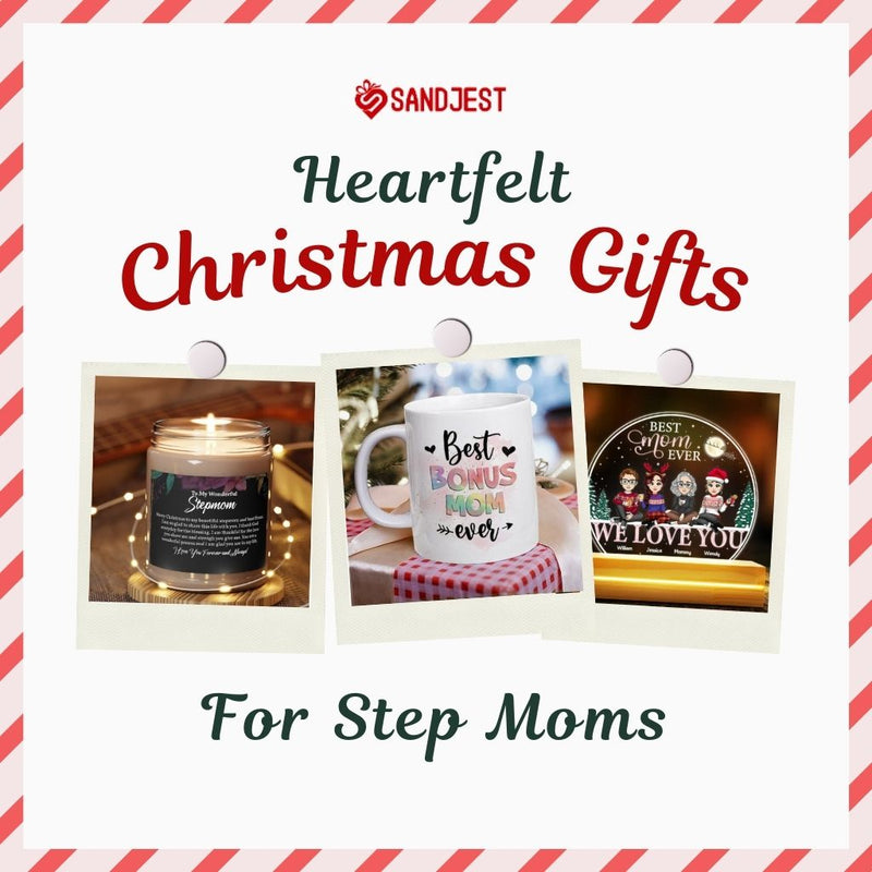 Bonus Mom Gifts From Daughter Son, Mothers Day Gifts For Stepmother, Badass Candle Gift For Stepmom, Birthday Thanksgiving Day Christmas Gift For Stepmom, Adopted Moms, Second Moms