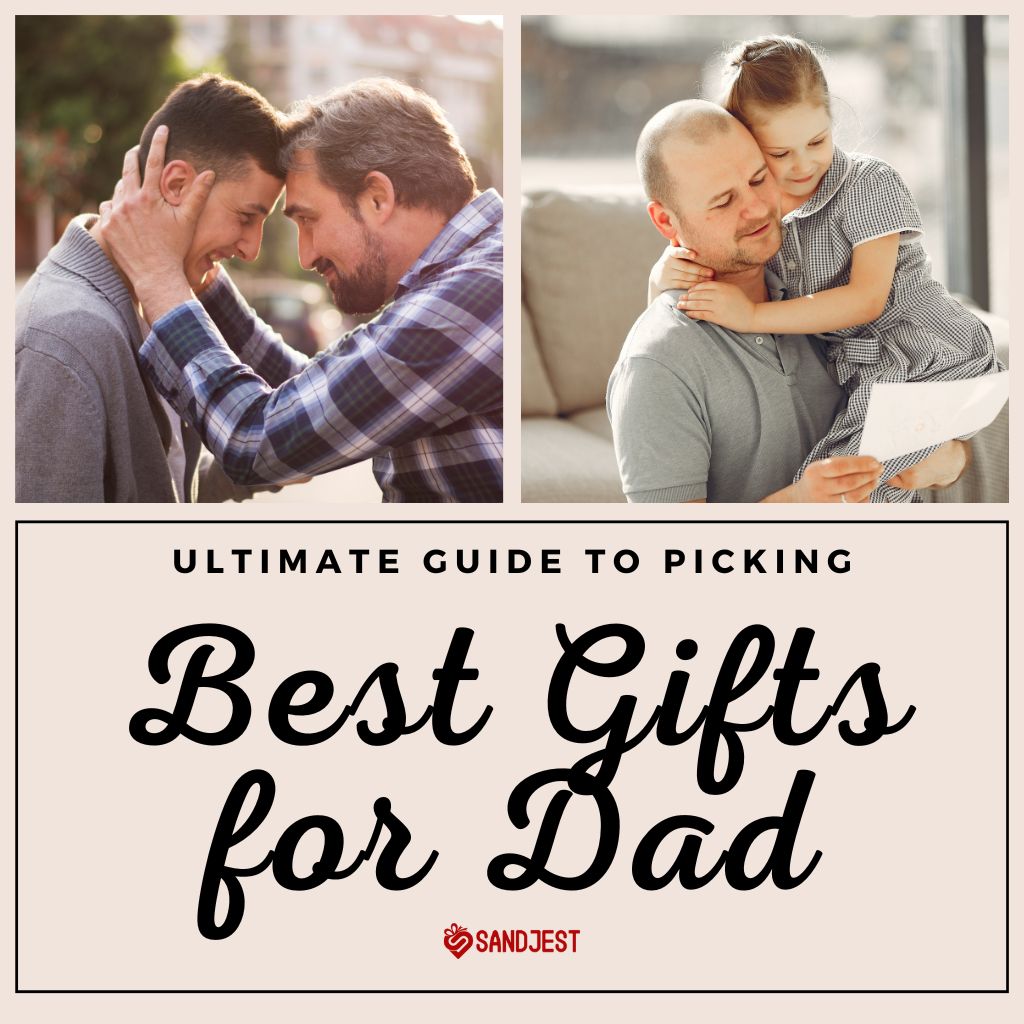 Collage of various gifts for dad, showcasing diverse thoughtful ideas perfect for every type of father