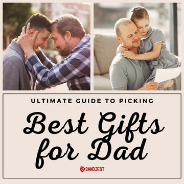 Collage of various gifts for dad, showcasing diverse thoughtful ideas perfect for every type of father