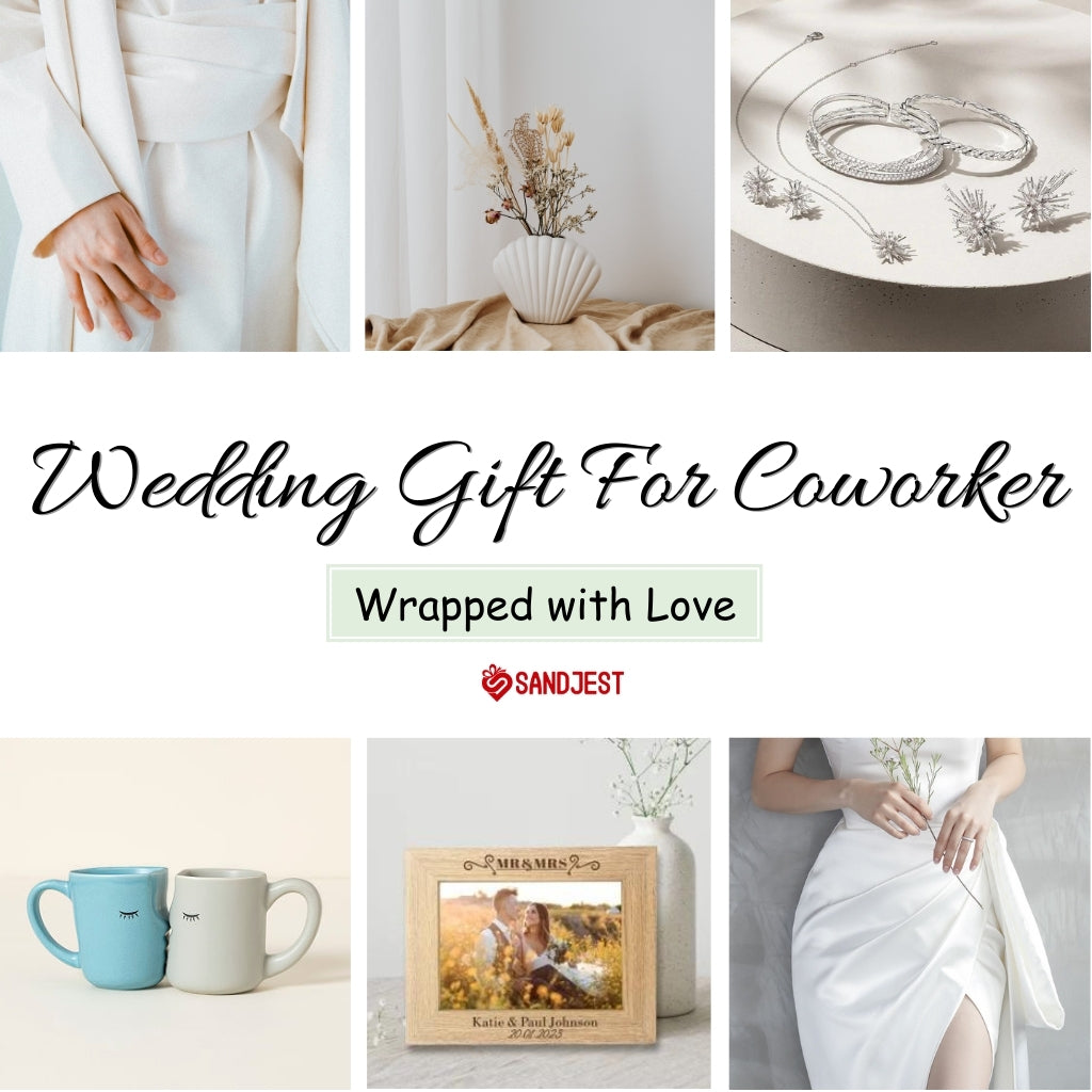 Assorted collection of top 25 wedding gifts for coworkers to celebrate a new beginning in marriage