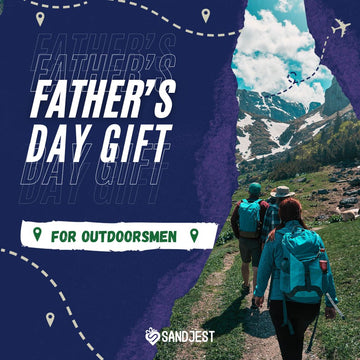 Curation of Unique Father's Day Gifts for Outdoorsmen, featuring a variety of outdoor gear and gadgets to fuel adventures