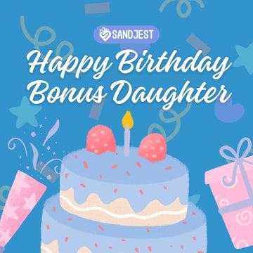 Happy Birthday bonus daughter wishes filled with love and joy to make her feel cherished.