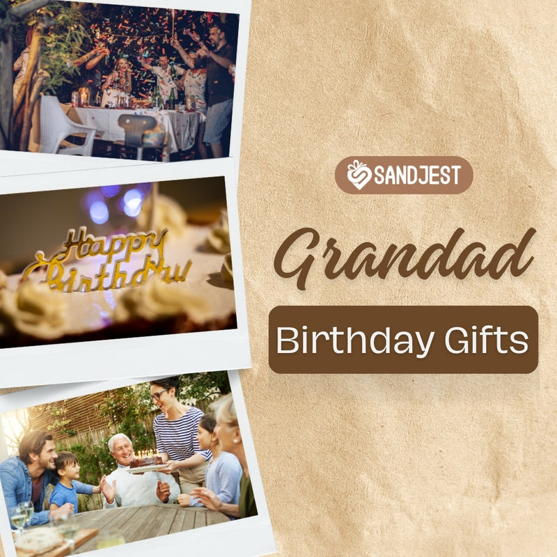 Grandfather enjoying his new best gift ideas for grandpa in a cozy living room setting.