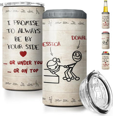 Personalized Couple Can Cooler Funny Valentine Gift Husband Wife