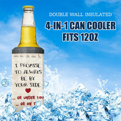 Personalized Couple Can Cooler Funny Valentine Gift Husband Wife