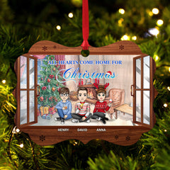 All Hearts Come Home For Christmas Personalized Ornament