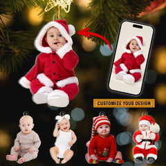 Custom Photo Cut Shape Personalized Ornament