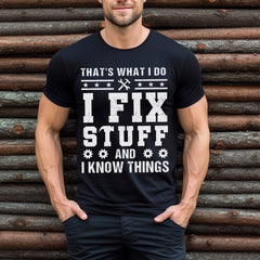 Husband, Brothers, Dad, Boyfriend, Father's Day, T-Shirts For Men, Funny T-Shirts, Black, S