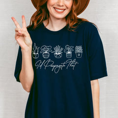 Sandjest Gardener T-Shirt I'd Propagate That Gift for Friend Women Girl