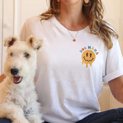 Sandjest Dog T-Shirt Dog Hair Is My Glitter Gift for Women Girl Friend Dog Lover Pet Lover