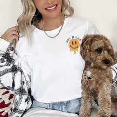 Sandjest Dog T-Shirt Dog Hair Is My Glitter Gift for Women Girl Friend Dog Lover Pet Lover