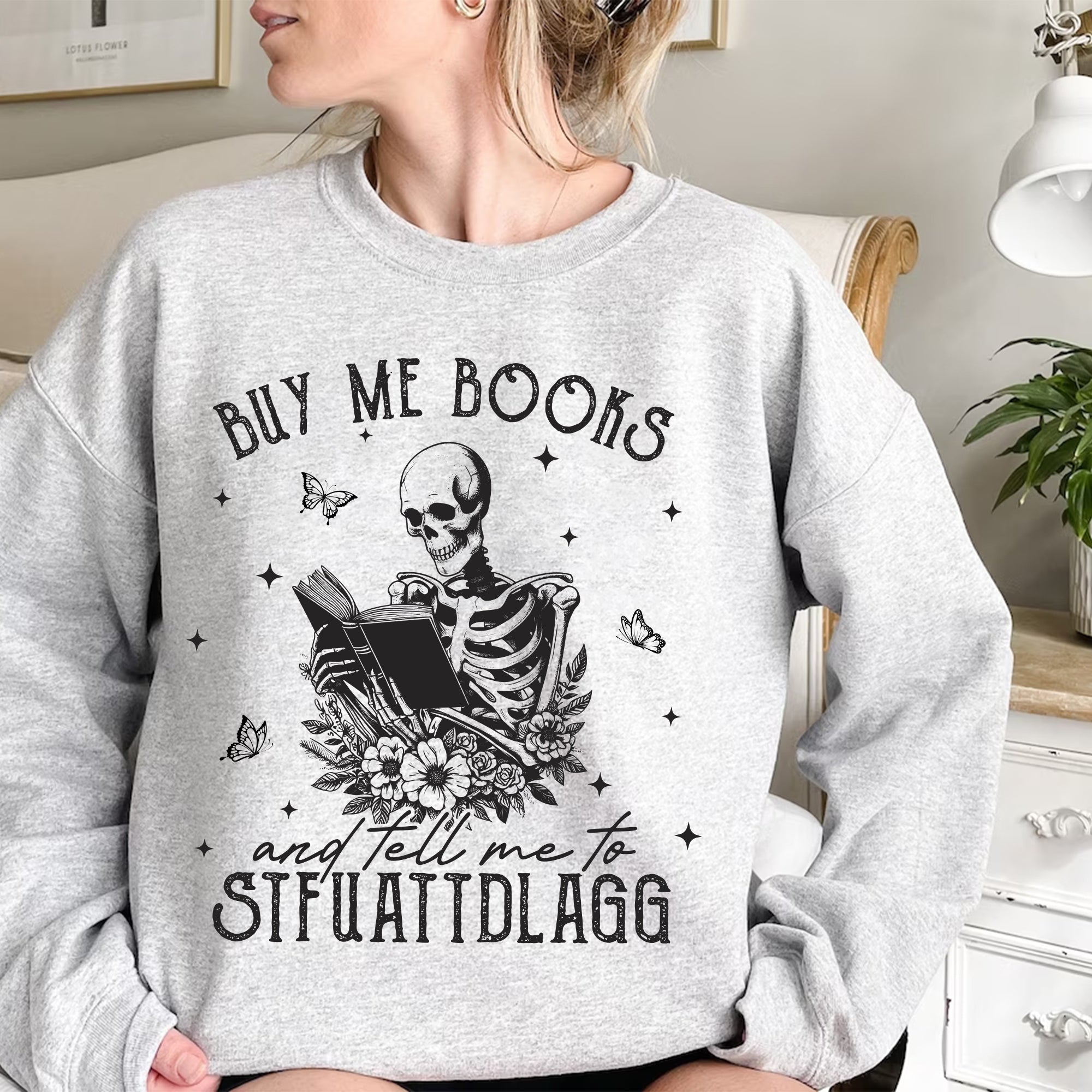 Sandjest Book T-Shirt Buy Me Books and Tell Me Gift for Book Lover Bookworm