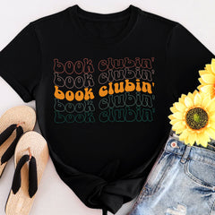 Sandjest Book Lover T-Shirt Book Clubin Gift for Women Girl Friends Bookworm