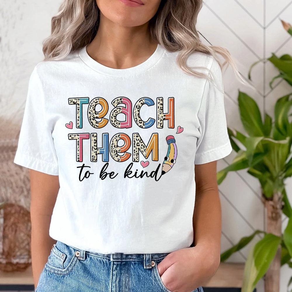 Sandjest Teachers T-Shirt Teacher Life Gift for Women Girl Friends
