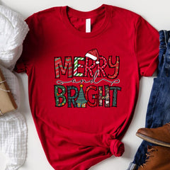 Sandjest Women Christmas Sweatshirt, Christmas Shirt for Mom, Family Christmas Tee, Christmas Party Outfit, Holiday Shirt for Girl