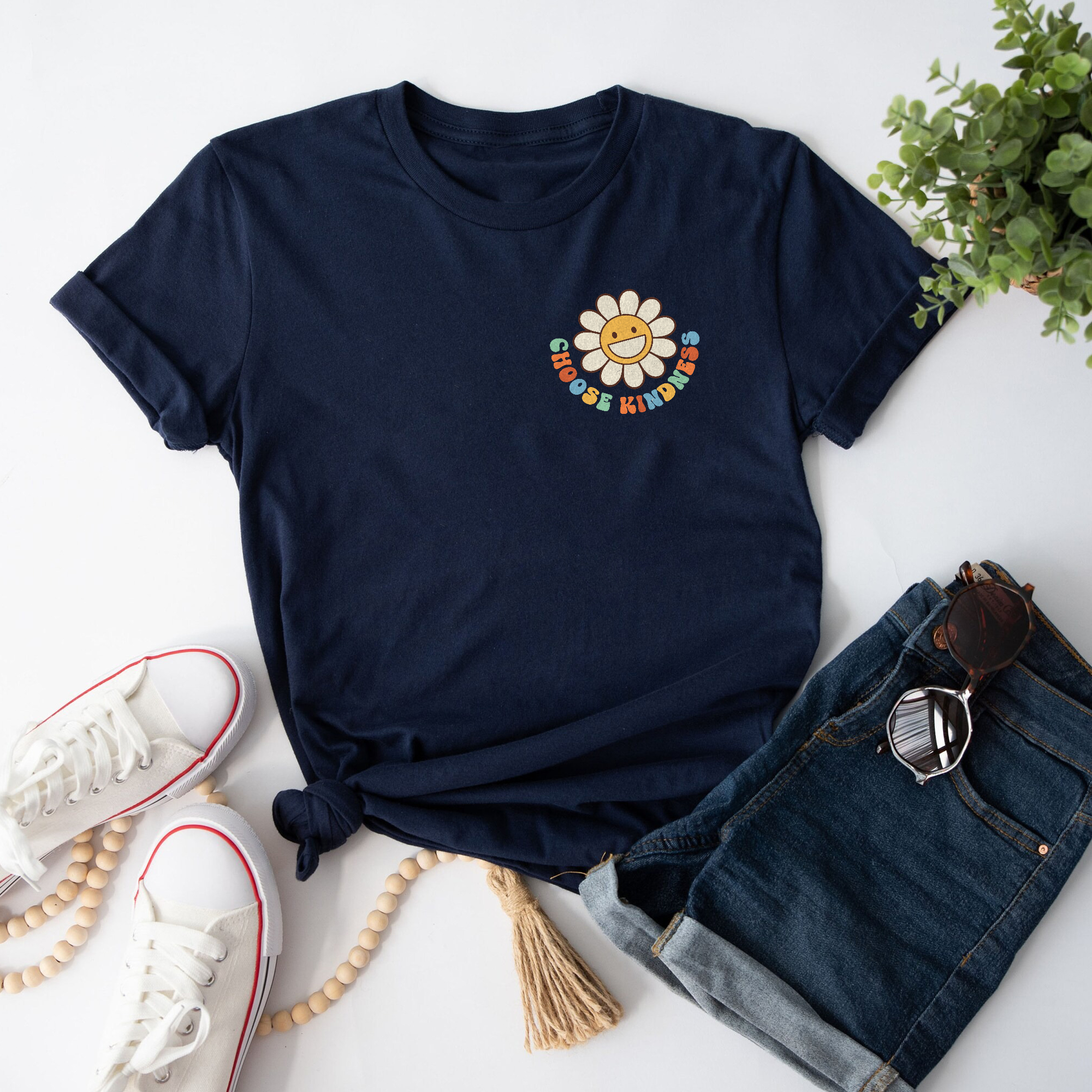 Sandjest Inspirational T-Shirt Remember Choose Kindness See the Good You Got This Gift for Women Girl Friends