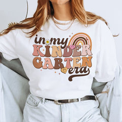 Sandjest In My Kindergarten Era Shirt, Kindergarten Teacher, Teacher Shirt, Funny Teacher Tee, Back to School Shirt, First Day of School Shirt