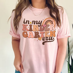 Sandjest In My Kindergarten Era Shirt, Kindergarten Teacher, Teacher Shirt, Funny Teacher Tee, Back to School Shirt, First Day of School Shirt