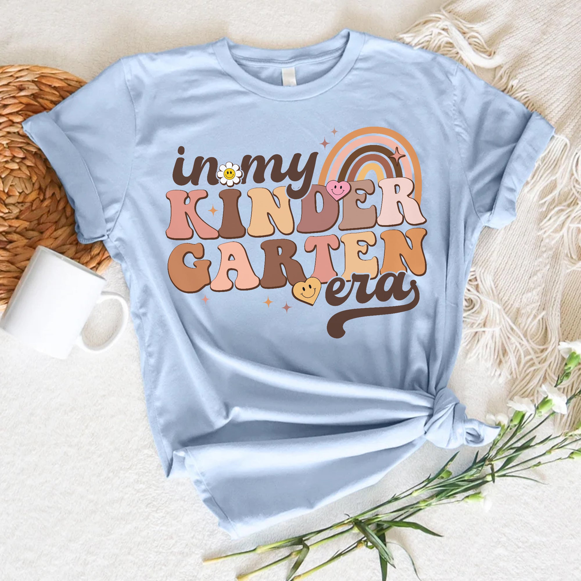 Sandjest In My Kindergarten Era Shirt, Kindergarten Teacher, Teacher Shirt, Funny Teacher Tee, Back to School Shirt, First Day of School Shirt