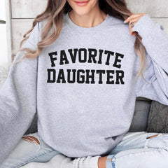 Sandjest Daughters T-Shirt Favorite Daughter Gift for Women Girl Friends