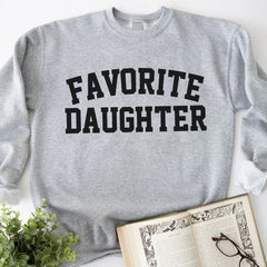 Sandjest Daughters T-Shirt Favorite Daughter Gift for Women Girl Friends